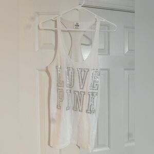 PINK by Victoria Secrets rhinestone tank top
